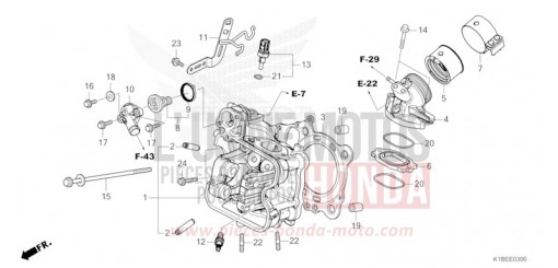 CYLINDER HEAD NSS350AS de 2025